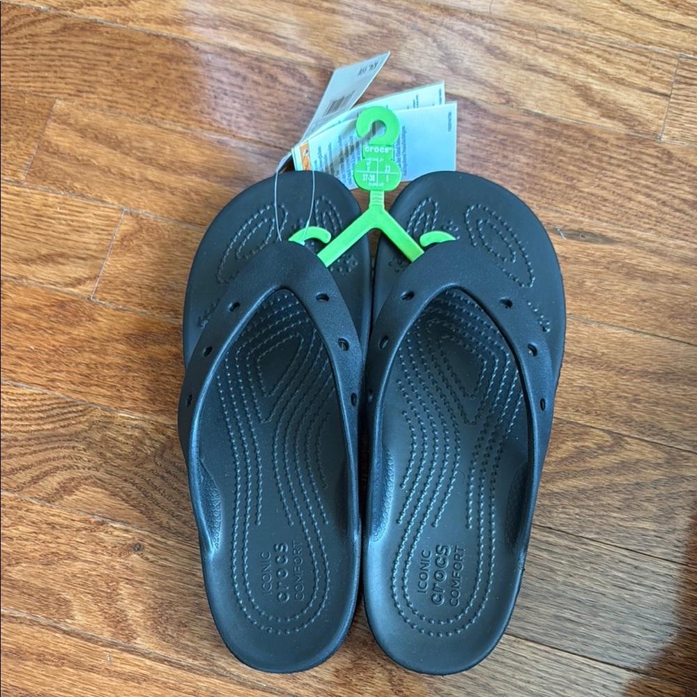 Crocs Black Slide Sandals